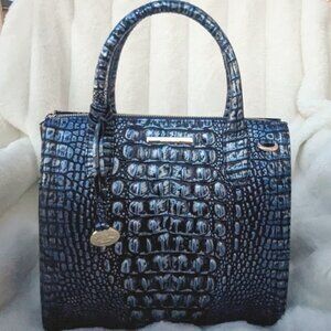 NWT Brahmin Small Caroline Satchel Bag - Kyanite Blue
